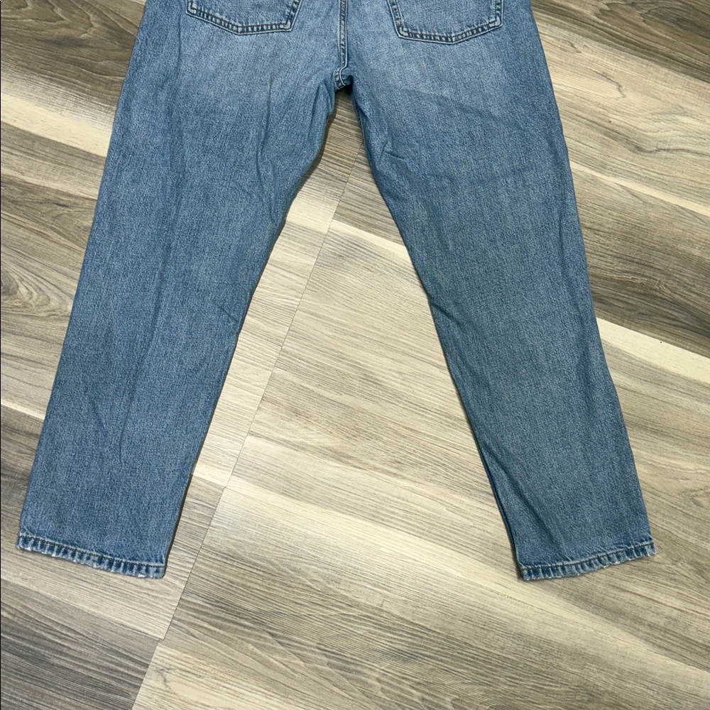 Everlane Blue High-Rise Straight-Leg Jeans - Picture 10 of 10